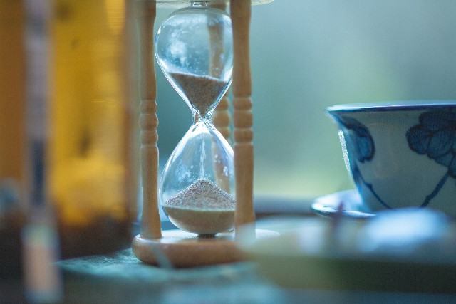 時間が過ぎ去る